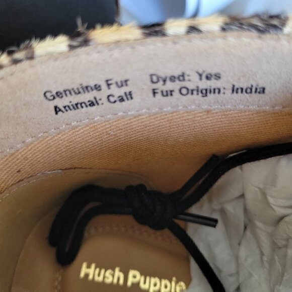 New - HUSH PUPPIES Haircalf Comfort Chukkas Leopard Women | 6.5 - Picture 13 of 16